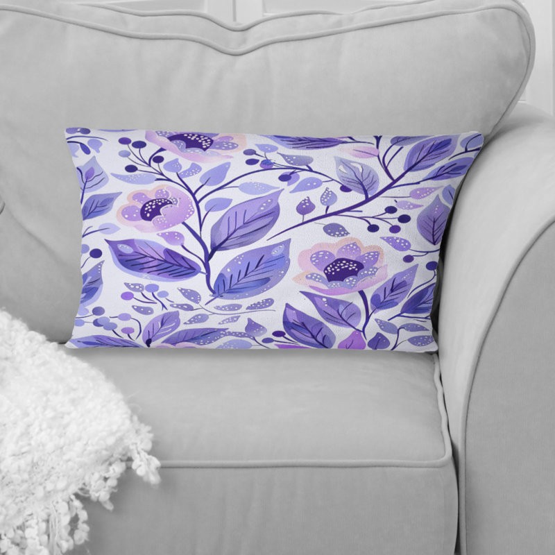 Coussin lombaire mauve lavande Delight II
