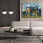 Art mural sur toile Epic Graffiti, «Belgique Drehance Dinant Walzin Castle» par Pierre Gavidia, 54 po x 40 po-1354844686