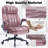 Big and Tall  Ergonomic Executive Office Chair With Adjustable Lumbar Support and Armrest,400LBS-1793054548