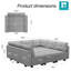 Canapé-lit modulaire 9 pièces Buckleton-2103942116