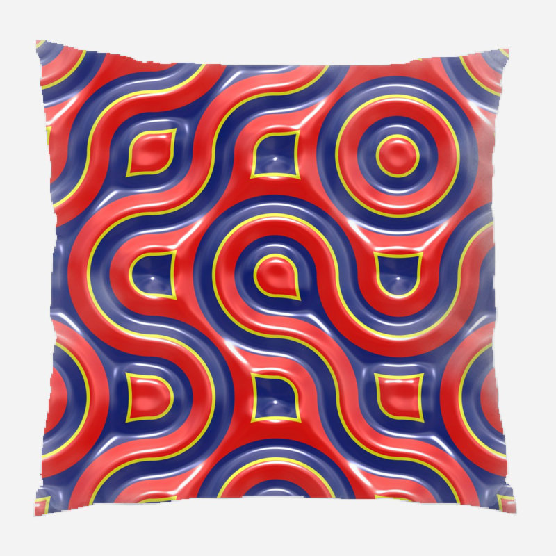 Pattern Throw Pillow, Indoor