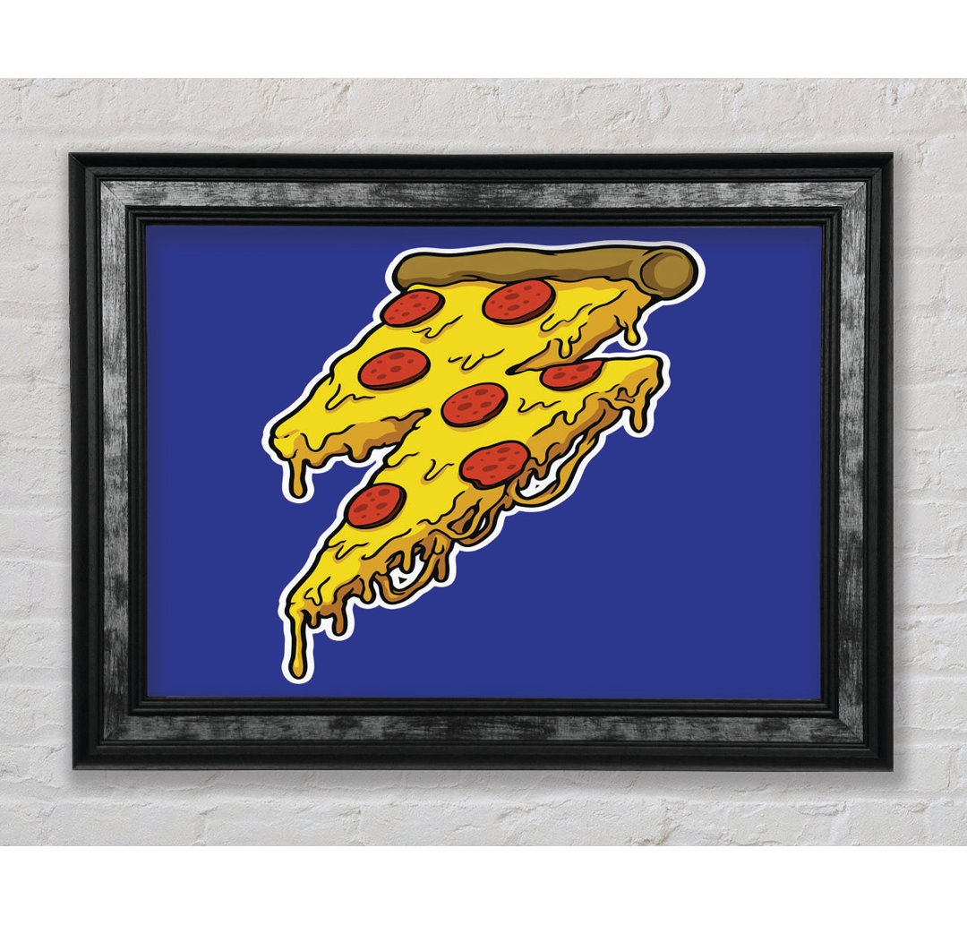 Pizza Life - Einzelner Bilderrahmen Kunstdrucke