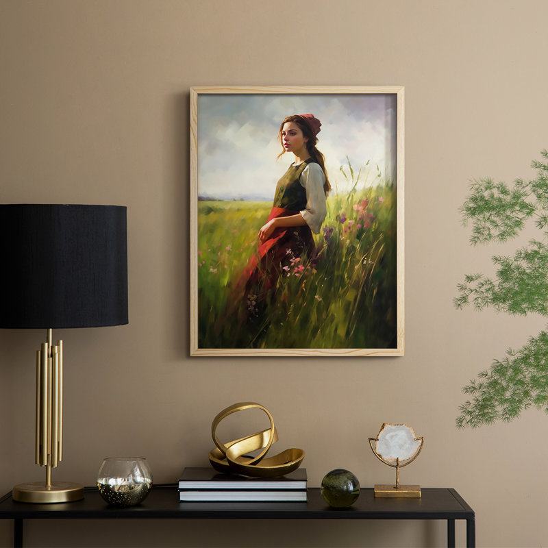 Reproduction encadrée WOMEN Series CCCCX III - bois massif, H 11 po x l 9 po