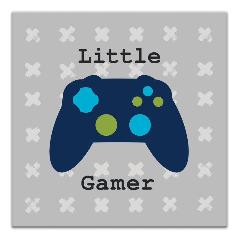 Art sur toile little gamer Meara, H 24 po x l 24 po x P 1,25 po