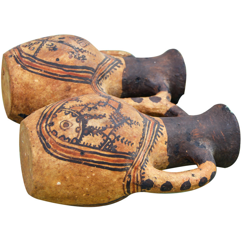 Moroccan Berber Water Vessel W/ Handles