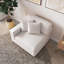 Upholstered Corduroy Armchair-969261018
