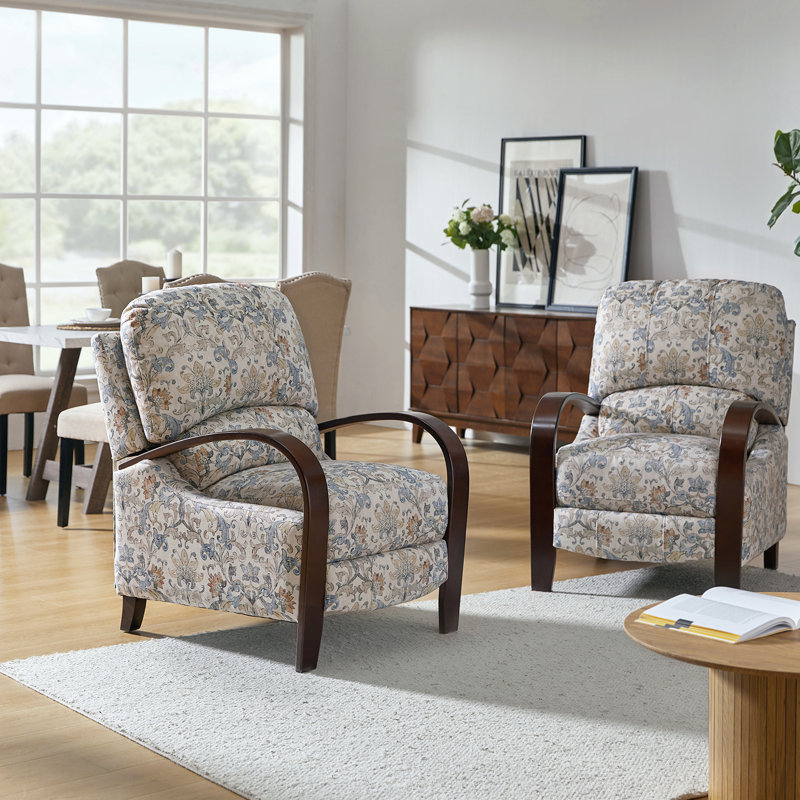 Fauteuil inclinable manuel Alexandra, Rouge