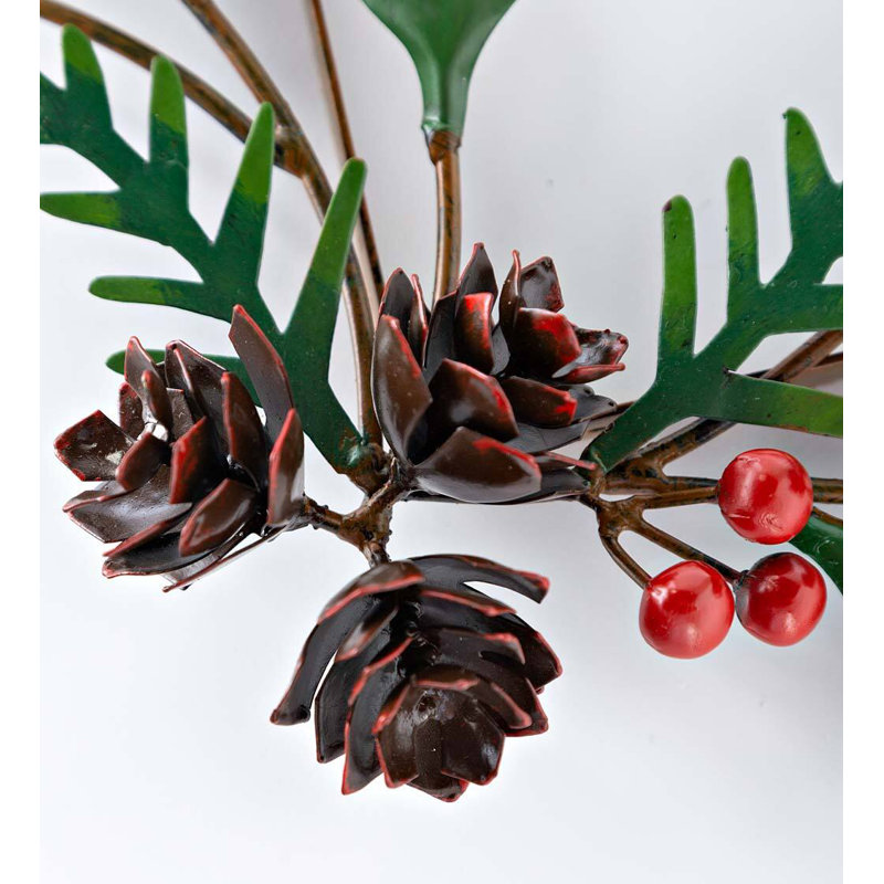 Pinecone Holiday Corner, H 2 po x l 8,25 po x P 12,25 po
