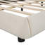Lit plateforme tapissier grand moderne avec tête de lit courbée Modern-455117906