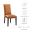 Chaise d'appoint de salle à manger Modway Parcel Parsons rembourrée-857032026