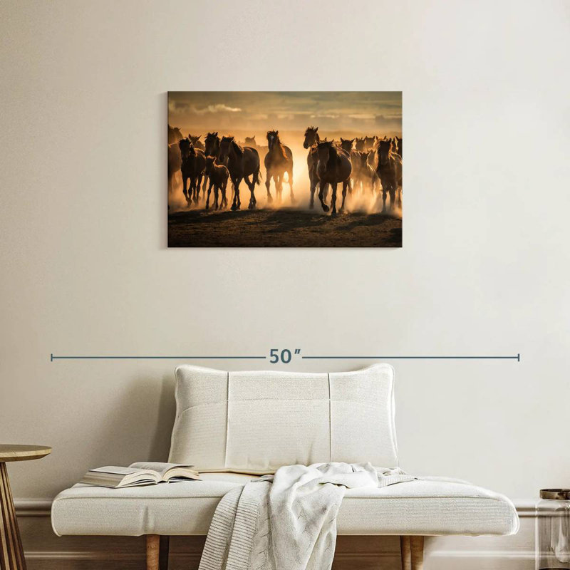 Chevaux de la Cappadoce Brampt, H 20 po x l 30 po