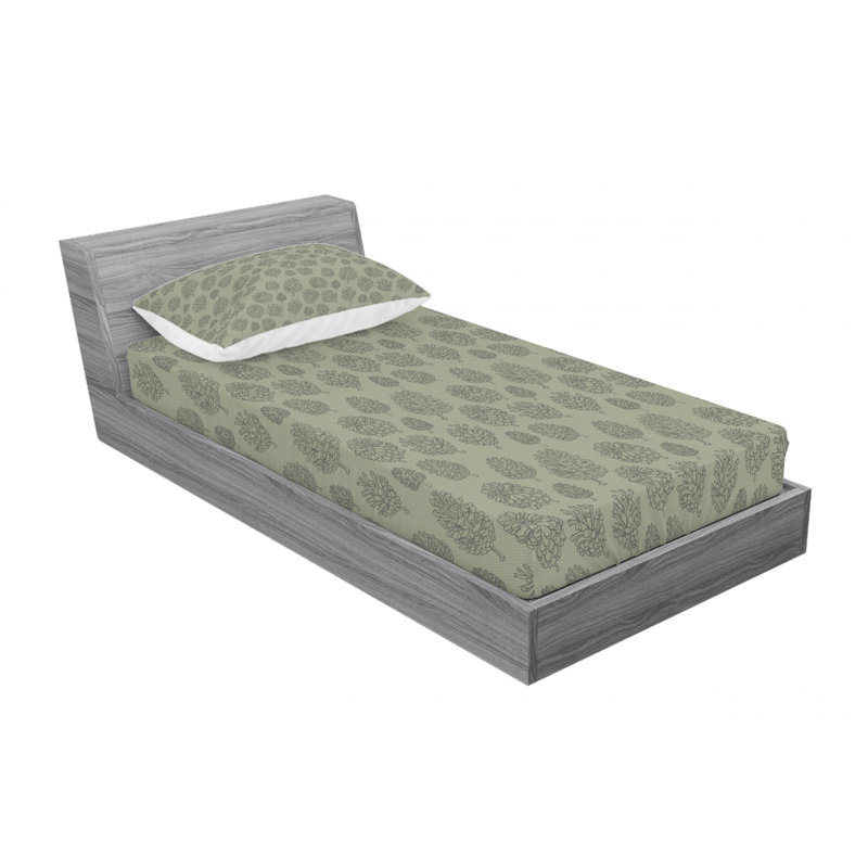 Microfiber Sheet Set, Twin Sheet Set with Fitted Sheet