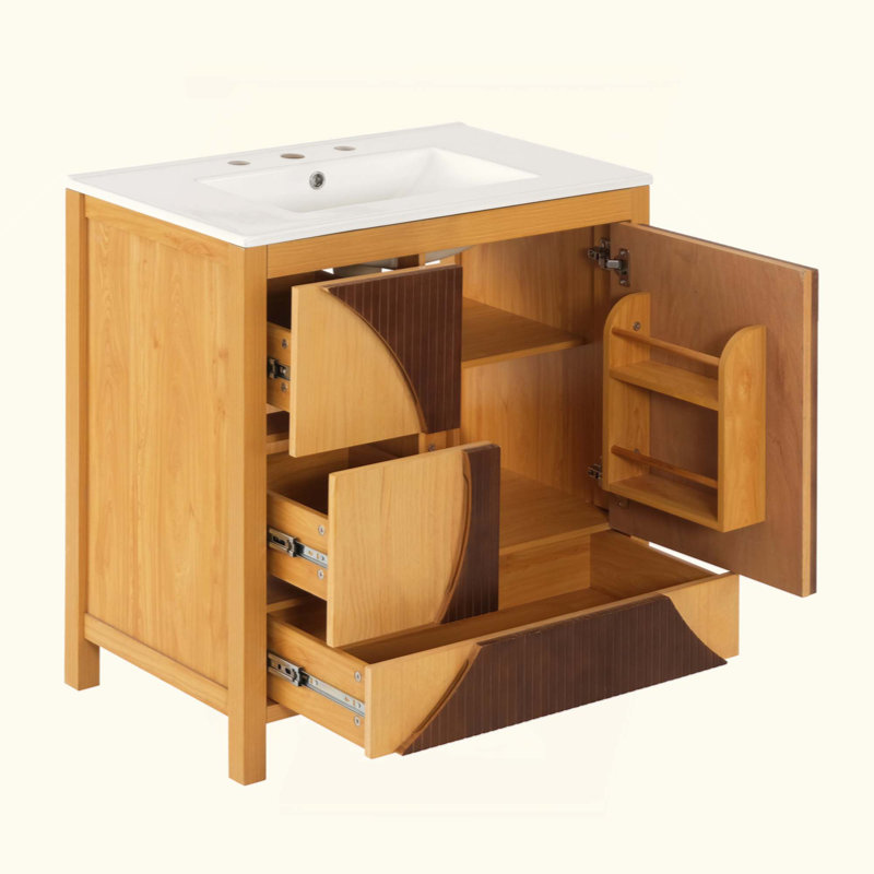 Meuble-lavabo Mid-Century