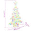 vidaXL Christmas Tree with 240 LEDs Acrylic-112224610-115607849