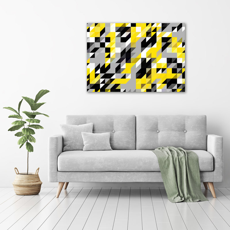 Geometric Background - No Frame Print on Canvas