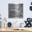 Art mural en métal «Paris Map Black» par Laura Marshall-102872813