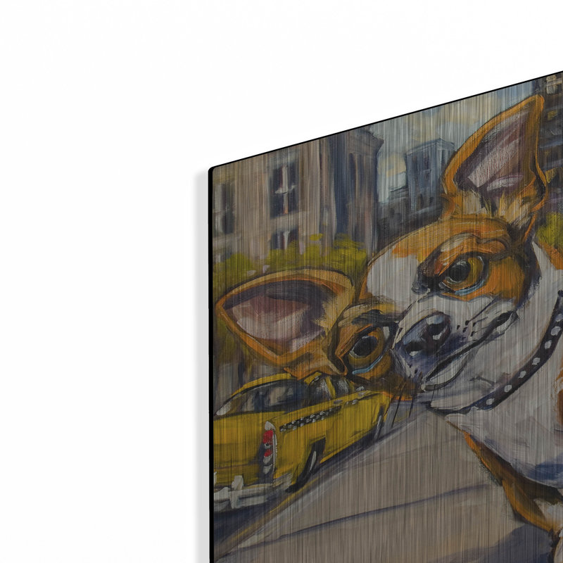 "Fetch Cab" par CR Townsend, H 16 po x l 24 po