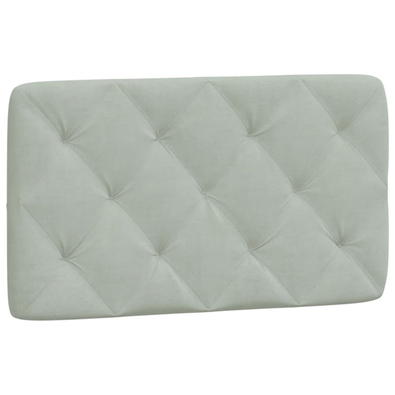 Frechette Headboard, 48cm H x 102cm W x 6cm D, Light Grey