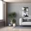 «Black and White 1» par Design Fabrikken, estampe numérique sur toile-698994505
