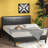 Brayden Vegan Leather Platform Bed-447244162