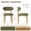 Chaise d'appoint rembourrée en bois massif-133229329-133229330