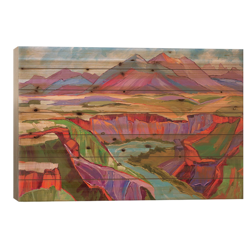 Couleur du Sud-Ouest - impression sans cadre sur bois