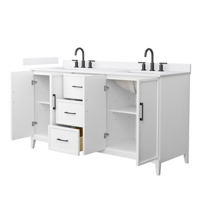 Meuble-lavabo double Elan
