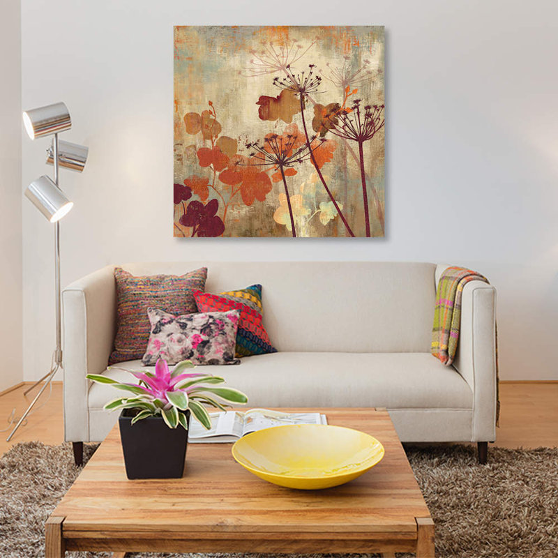 «Wild Field II», reproduction sur toile, H 12 po x l 12 po x P 1,5 po, Toile tendue, Pas de tapis