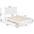 Darlean Solid Wood Trundle Platform Bed with Footboard & Roll Out Trundle-119533567-119533563