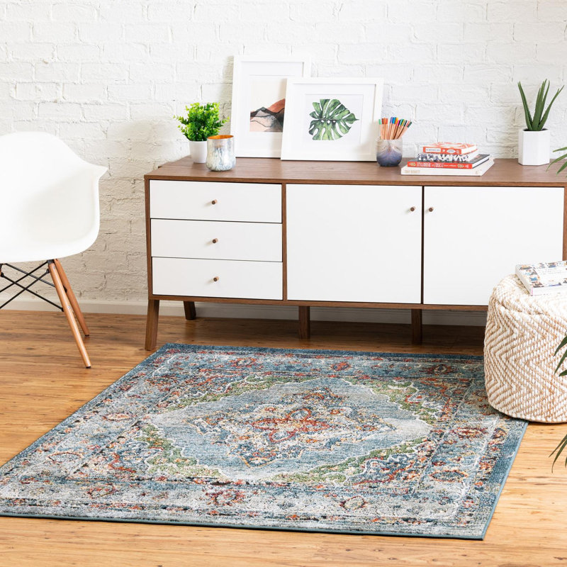 Alresford Oriental Indoor Rug, Square 5'1"