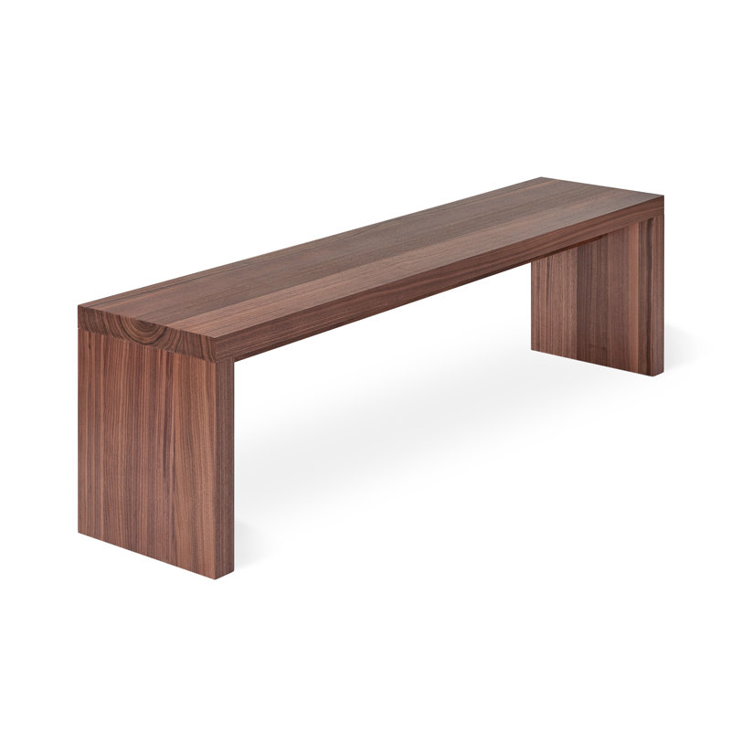 Plank Dining Bench, Walnut