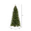 Vickerman Artificial Slim Douglas Fir Christmas Tree-1159834035