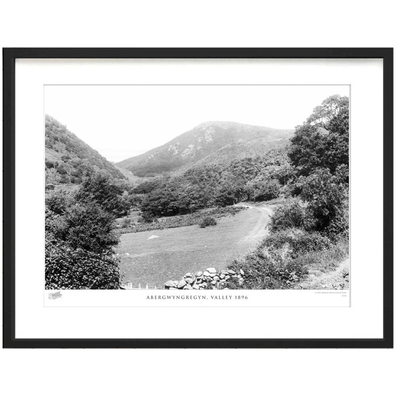 Abergwyngregyn, Valley 1896 - Single Picture Frame Print, 60cm H x 80cm W x 2.3cm D
