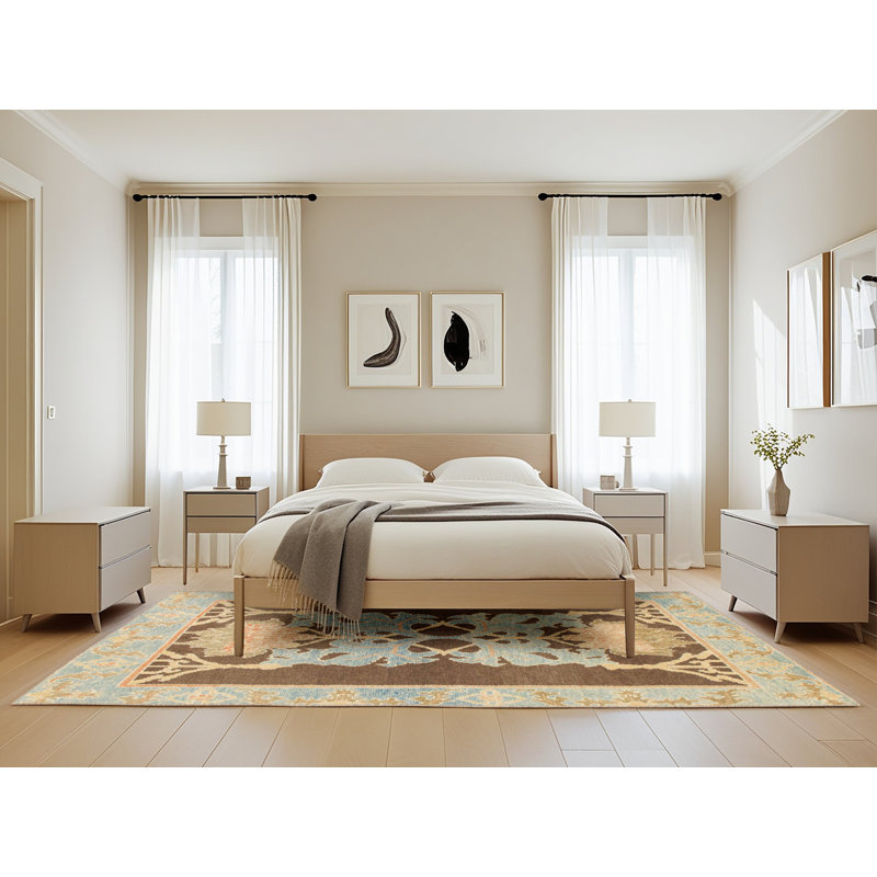 Tapis abstrait moderne 1203, Rectangle de 5 pi x 8 pi