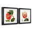 Ensemble de 2 reproductions de cadres photo Croped Antique Botanical III-1193419459-1193419460-1205366789