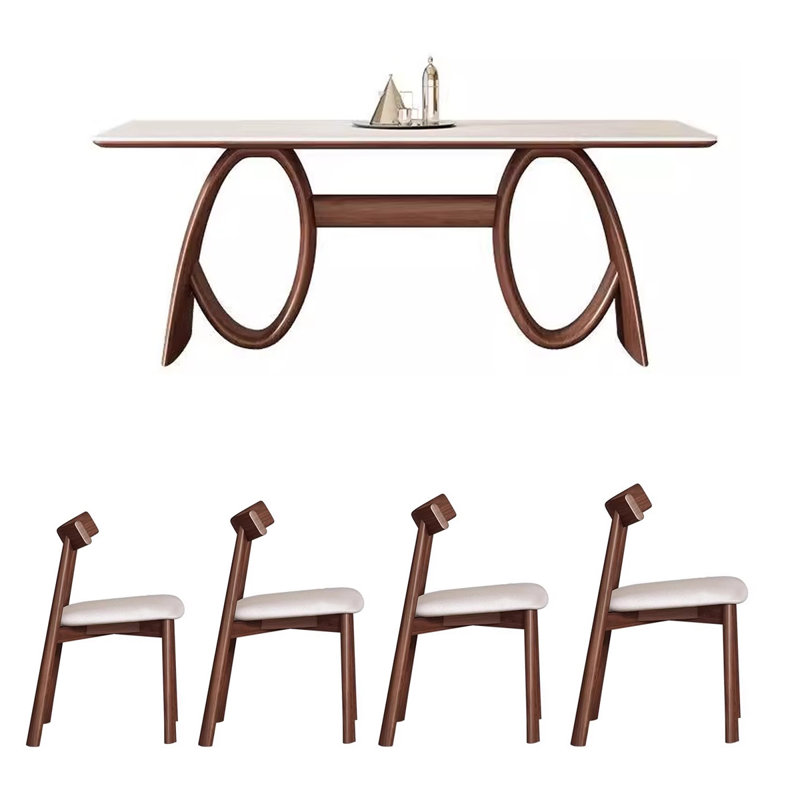 Table de salle à manger rétro et simple, H 29,53 po x L 62,99 po x l 31,5 po