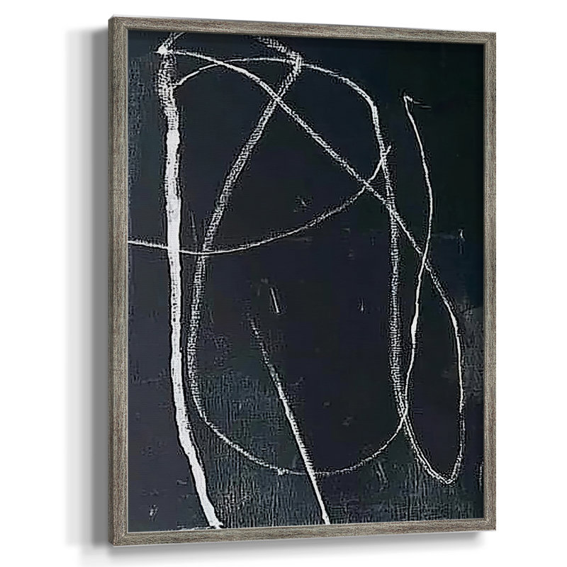 ABSTRACT Series DCXIX Framed Print - Solid Wood, 30" H x 24" W
