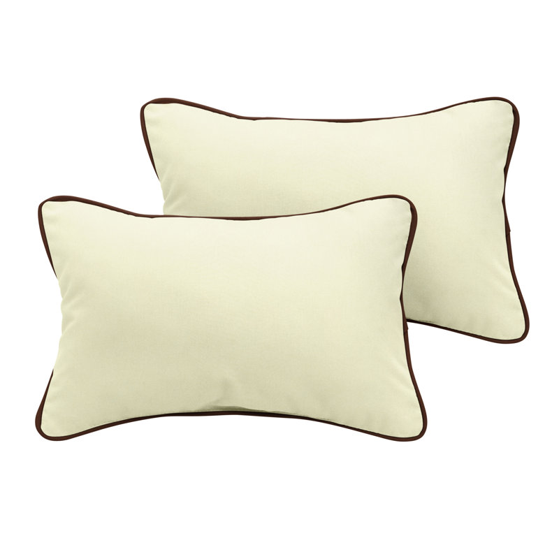 Coussin lombaire intérieur / extérieur Oseland, 12 po x 24 po