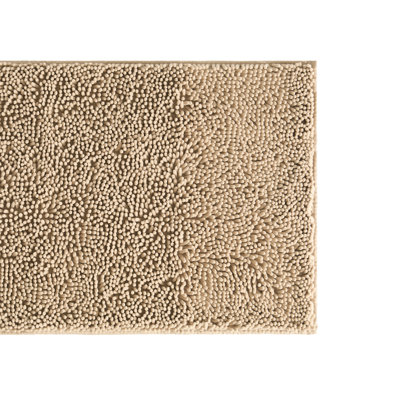 Soft Absorbent Chenille Bath Mat Rug with Anti-Skid Rubber Backing