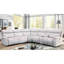 Canapé modulaire inclinable électrique Taupe avec inclinaison zéro gravité, repose-pieds extensible et porte-gobelets en forme de L taupe, respirant, conception Wallhugger pour le salon