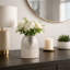 Vase de table en métal texturé à arche pour la décoration intérieure-845259090-845259089