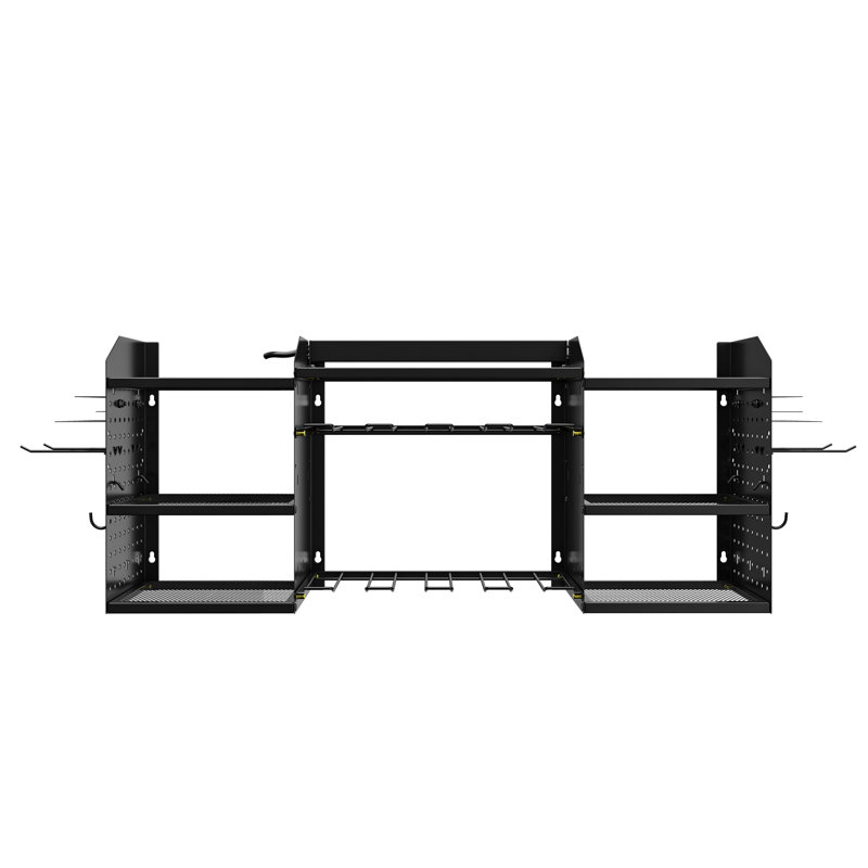Organisateur mural pour outils électriques, H 16,54 po x l 39,13 po x P 8,66 po, Noir