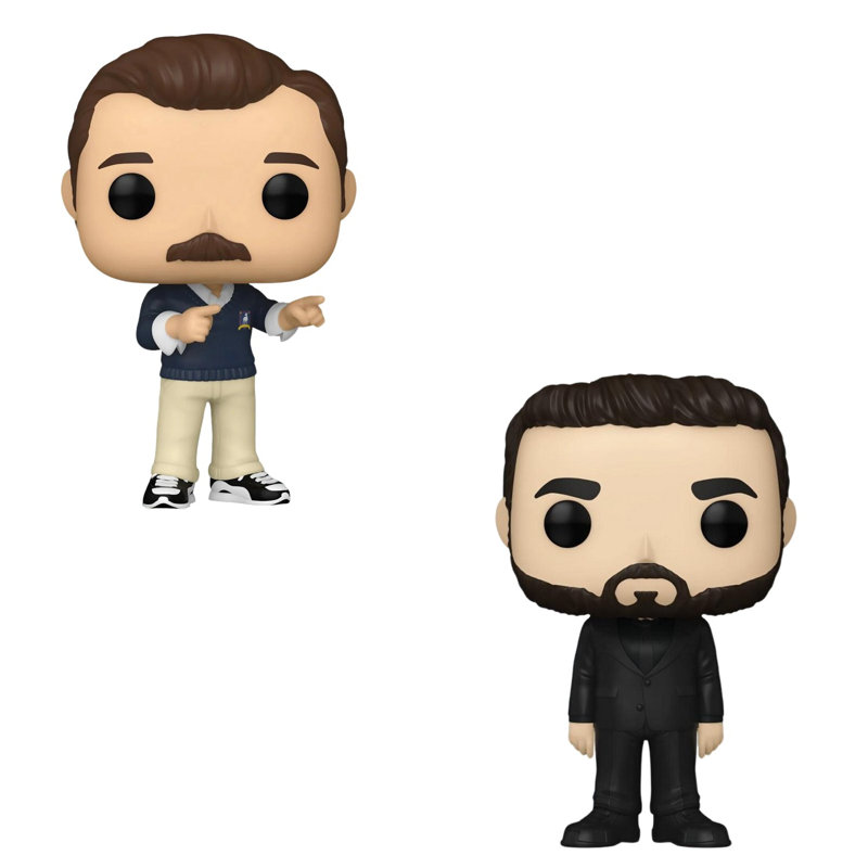 Funko Pop! Paquet de 2 Ted Lasso Pointing # 1570 et Roy Kent # 1508