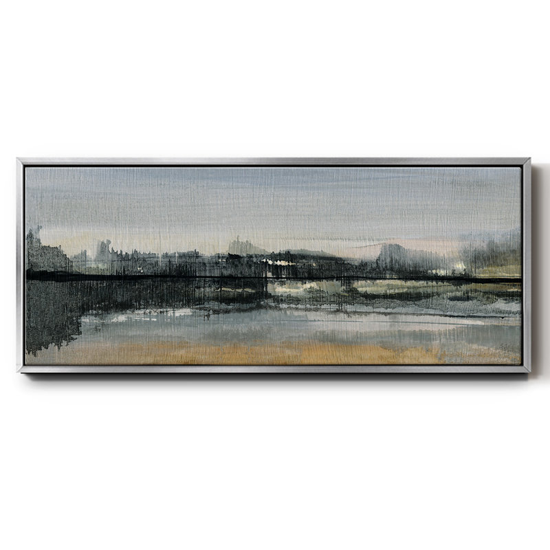 River Cross- Framed Canvas, 24" H x 60" W