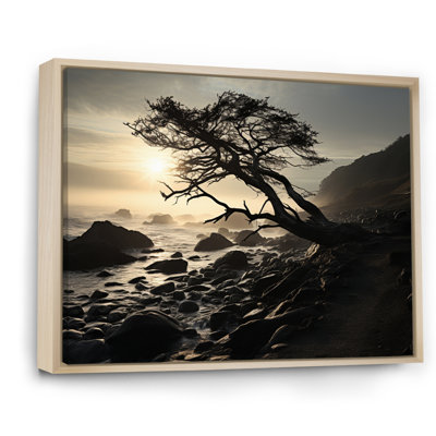 Plage côtière calme II - impression