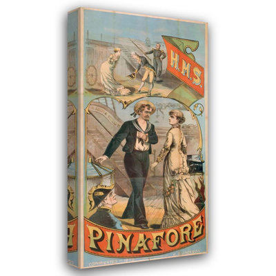 "H.M.S. Pinafore" by  MuseumPrints - Gallery Wrap Canvas Wall Art