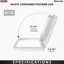 Couvercle bidirectionnel en polymère blanc pour Rev-A-Shelf® 32 pte Contenants à déchets-105686263