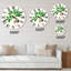 Horloge murale rétro London Plants-93602353