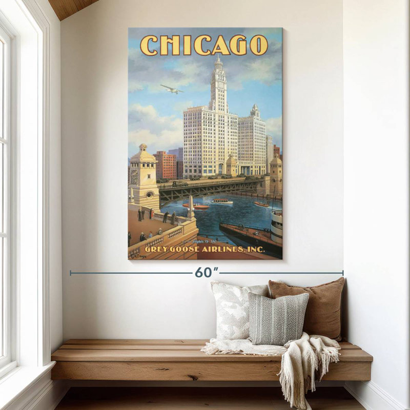 Sireci Chicago, 51" H x 34" W