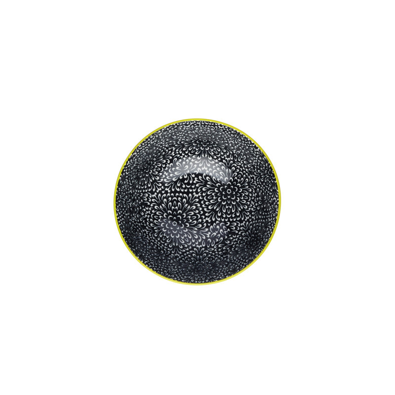 500ml Glazed Stoneware Floral Soup Bowl